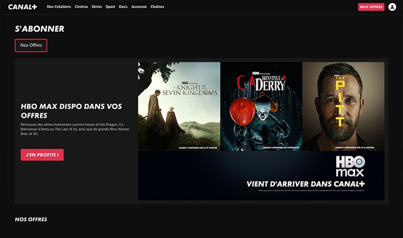 HBO Max sur CANAL+