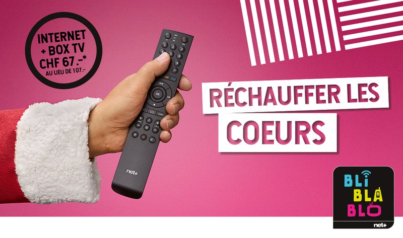 Internet + TV à 67.- au lieu de 107.-