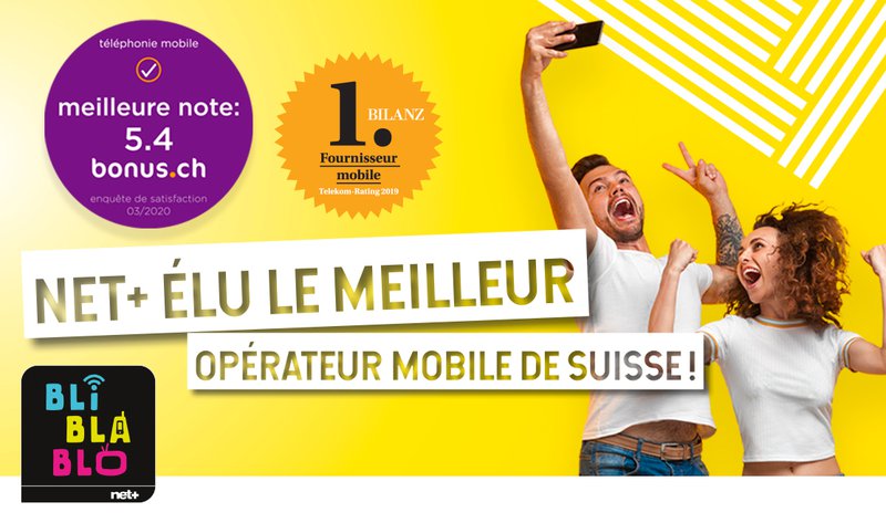 Élu meilleur opérateur mobile 2020!