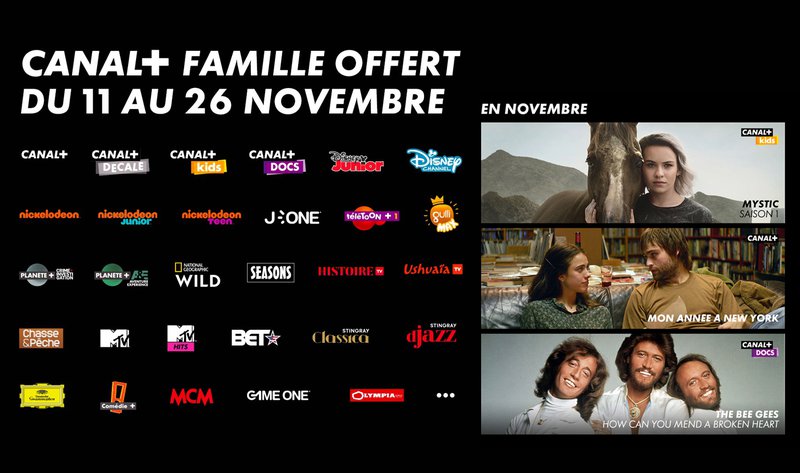 CANAL+ Famille offert